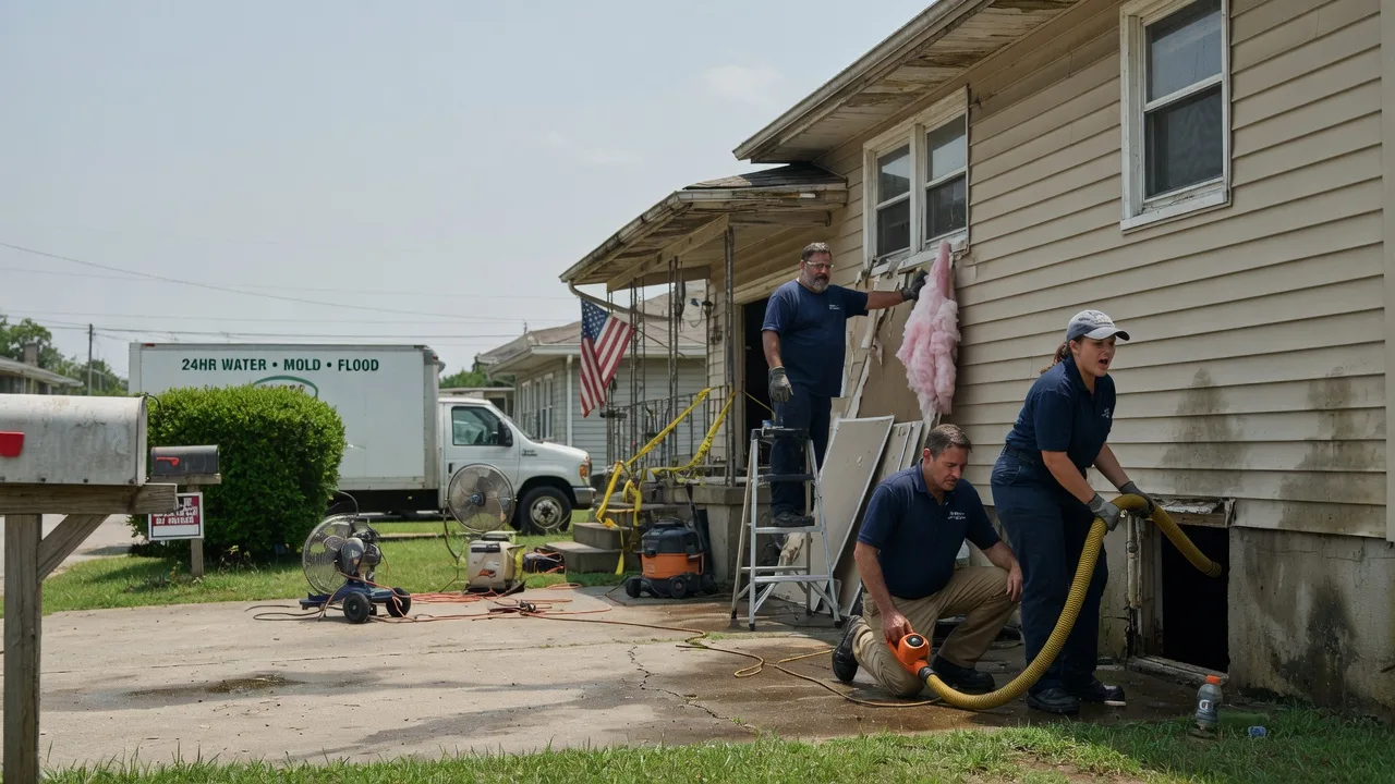 Water Damage Repair in Convent, LA near me